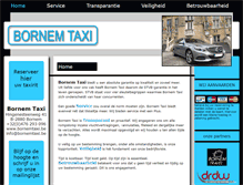 Tablet Screenshot of bornemtaxi.be